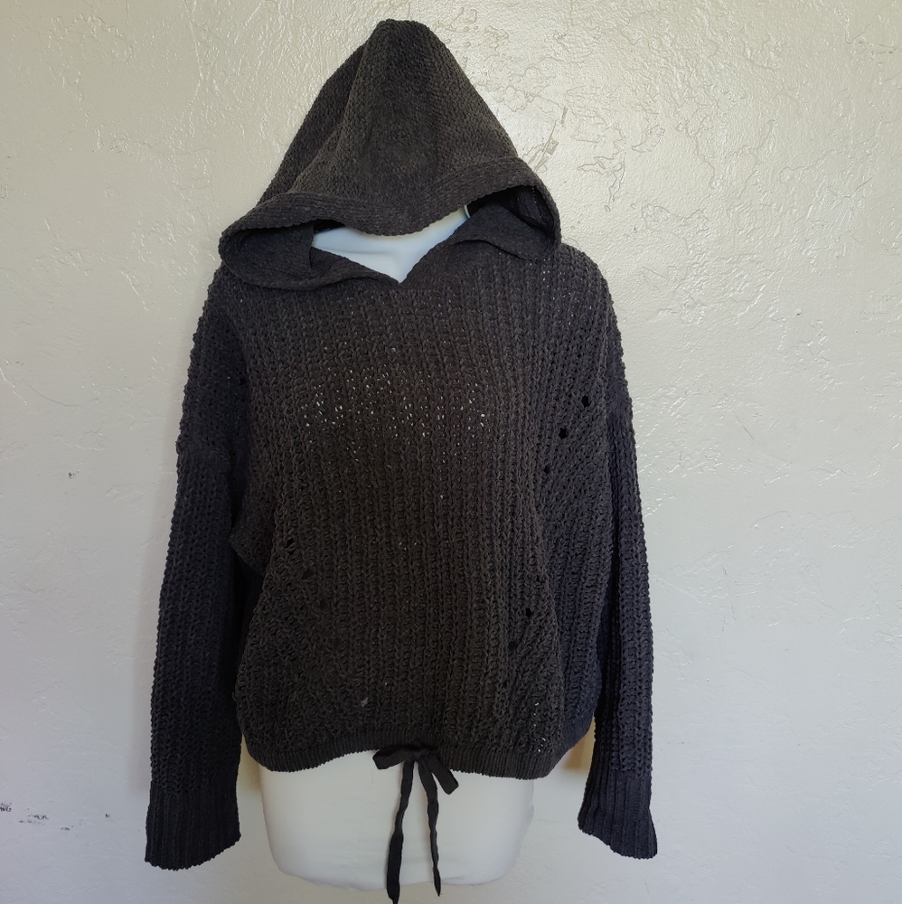 Lucky Brand gray sweater hoodie, size M